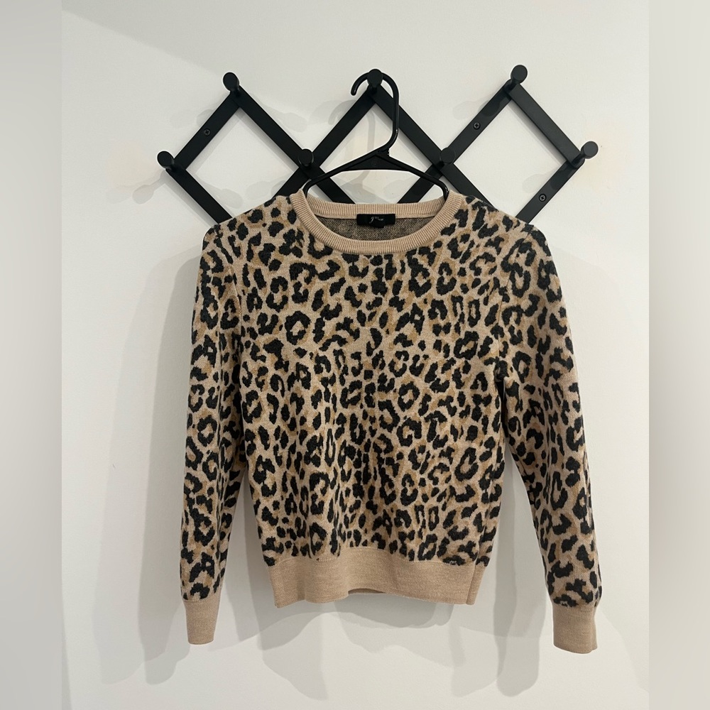 J Crew Leopard Sweater